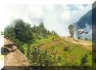 Helicopter Landing at Shivapuri Village